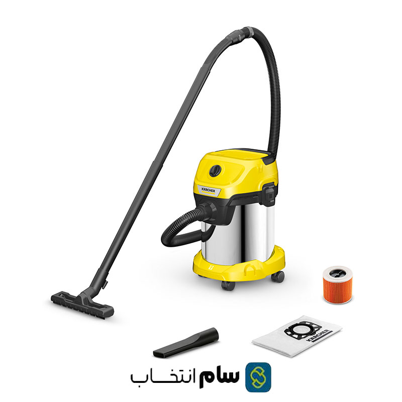 جاروبرقی آب و خاک کارچر مدل WD 3 S V-17/4/20